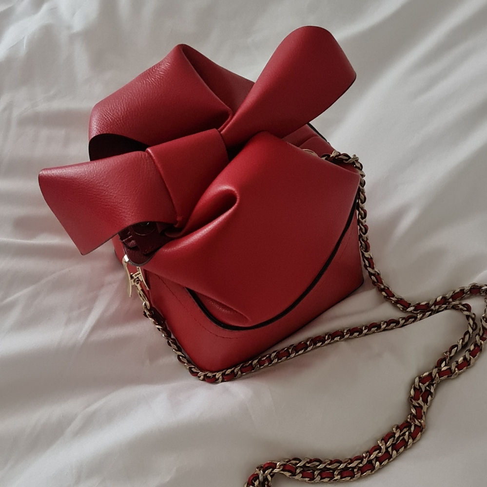 Zara Red Bow Bag